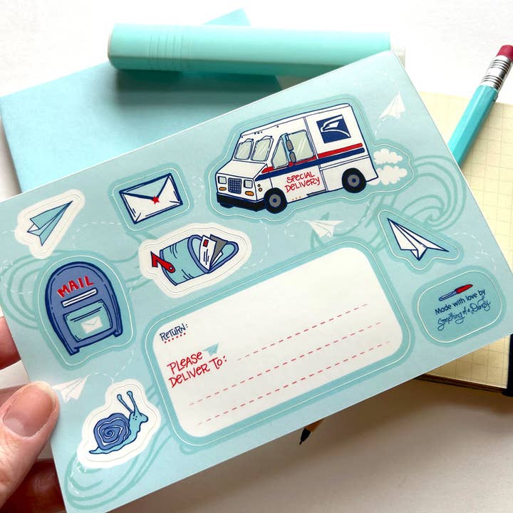 SOMETHING OF A DANDY - Wholesale Sticker - Pen-Pal Sticker Sheet