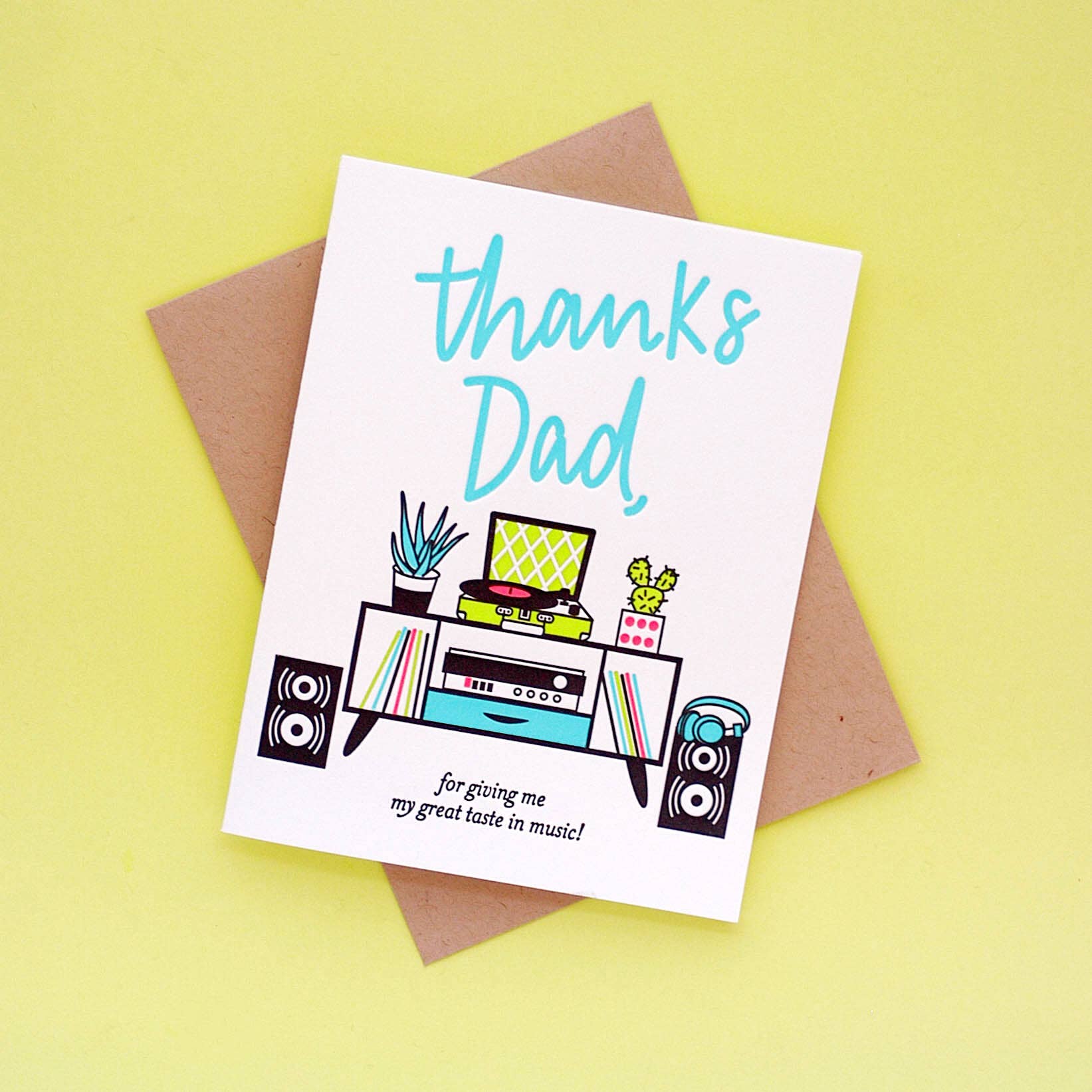 KB Paperie – wholesale Tackkort – Pappa Musik1