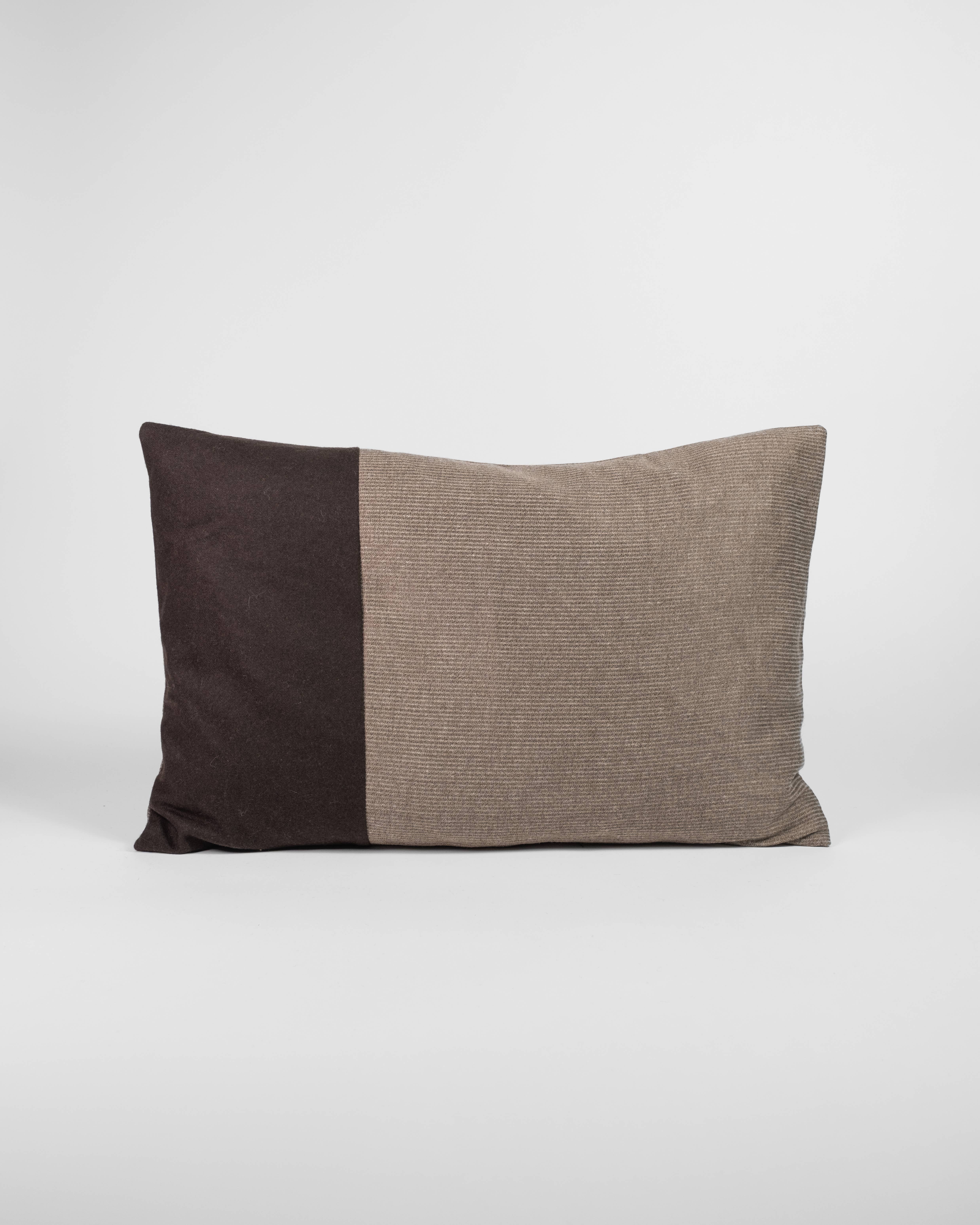 o cactuu – Engroshandel Pyntepudebetræk – Neutral blok uld pudebetræk - NYHED - efterårspynt1