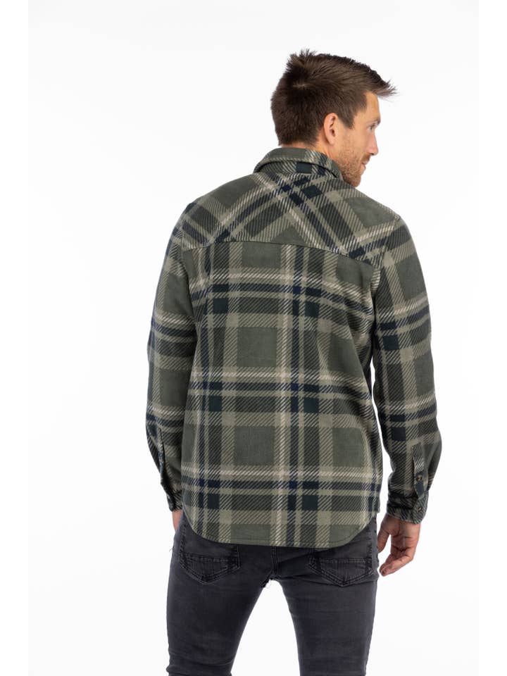LIV Outdoor - Wholesale Shirt Jacket/Shacket - Men's - Men's Koda Sherpa Lined Shirt Jacket