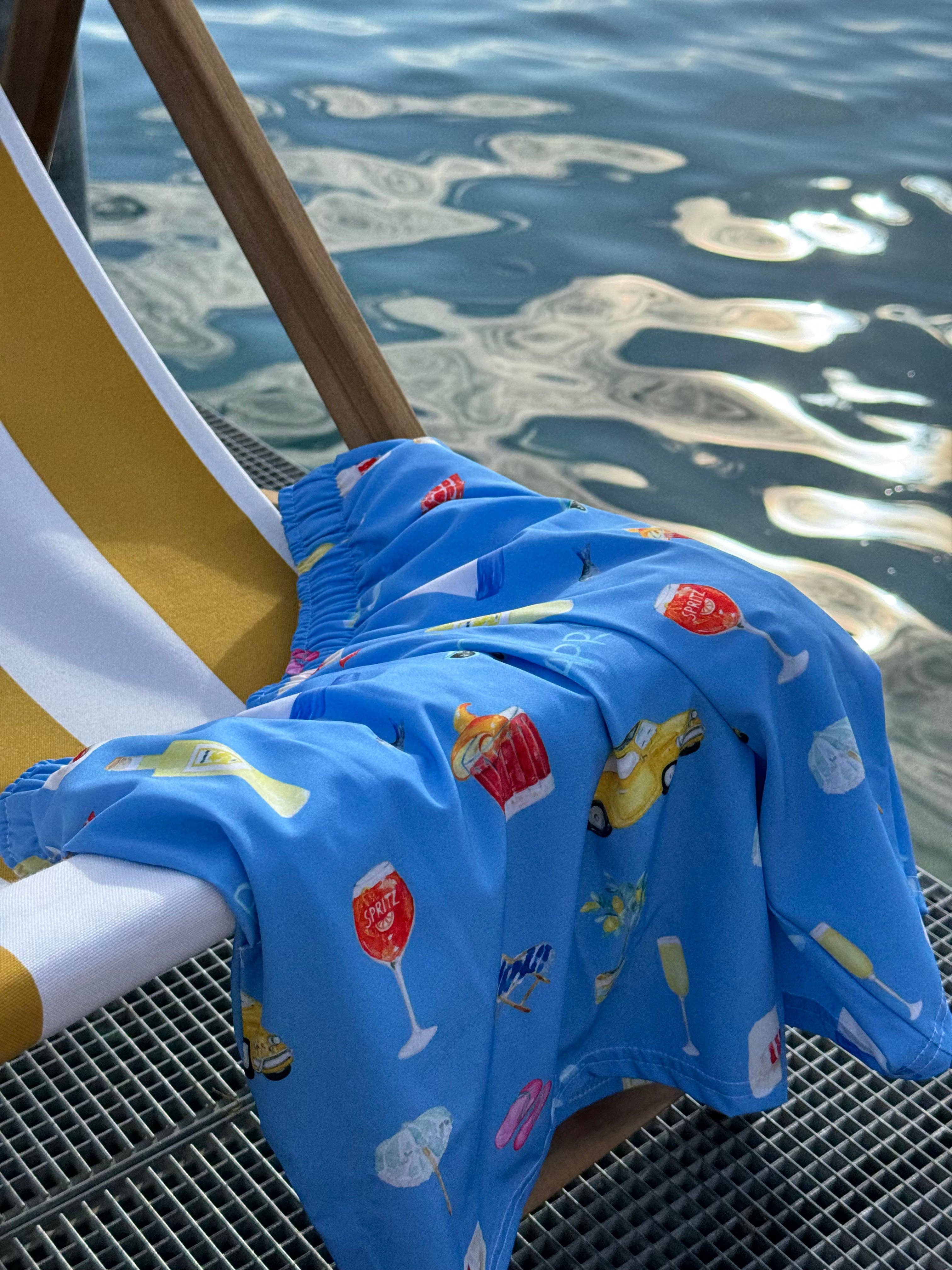 The Refined Spirit - Wholesale Swim Shorts - Men's - Capri- Pool Short2