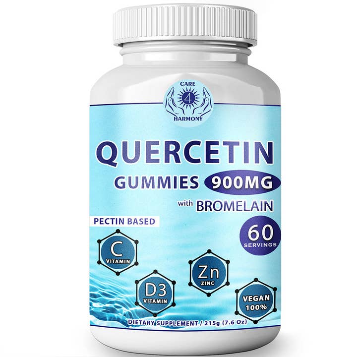 Quercetin Gummies with Bromelain Vitamin C D3 Zinc for Kids for wholesale by Healing Drops