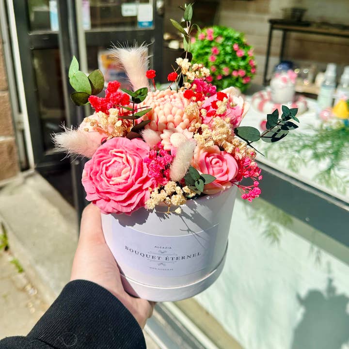 Alcazia - Wholesale Artificial Flowers - Eternal scented bouquet - Summer rose2