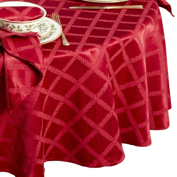 Threadmade Home - Wholesale Tablecloth - Lenox Laurel Leaf Tablecloth8