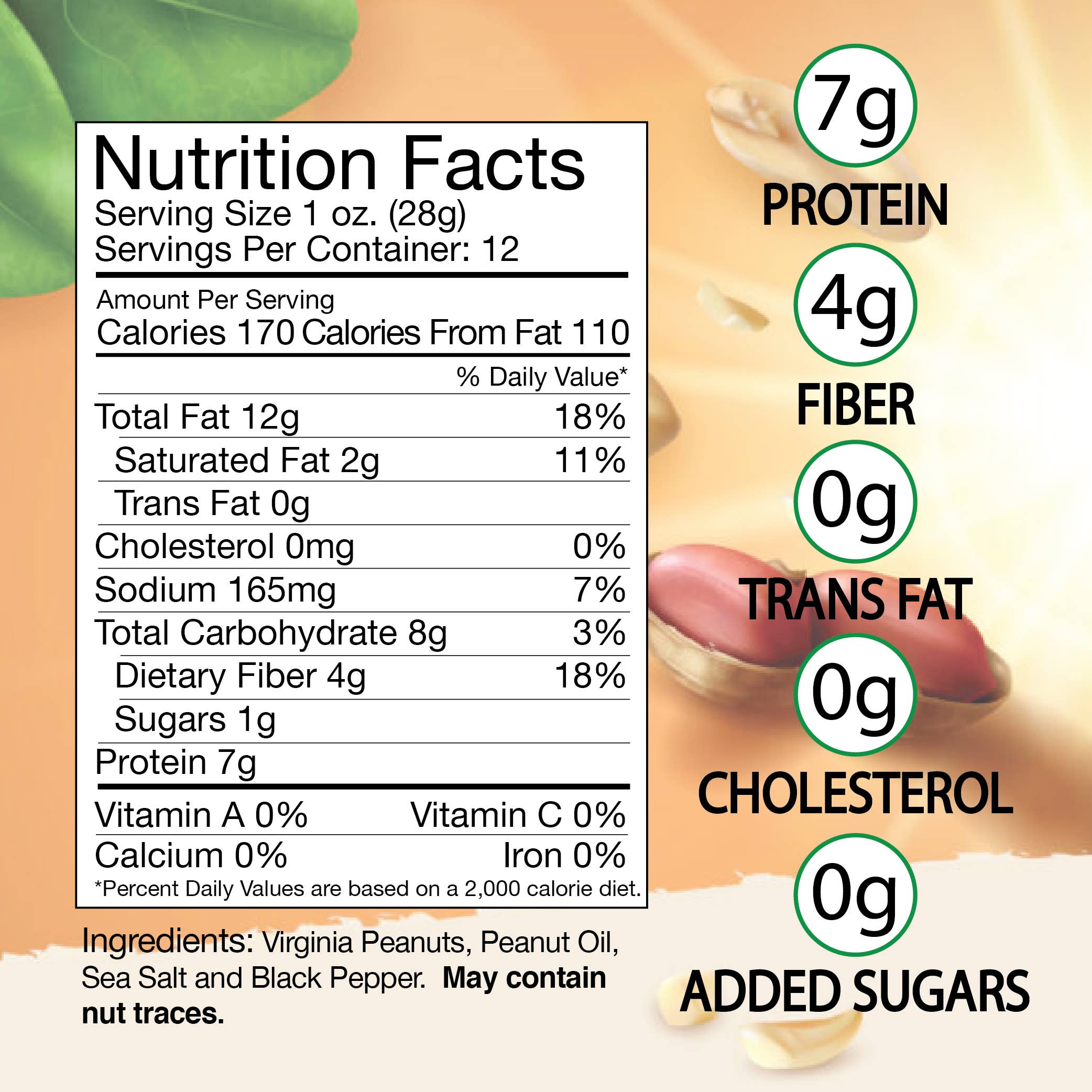 Virginia Peanut Company - Vendita all'ingrosso Frutta secca - Sale marino e pepe nero arachidi2