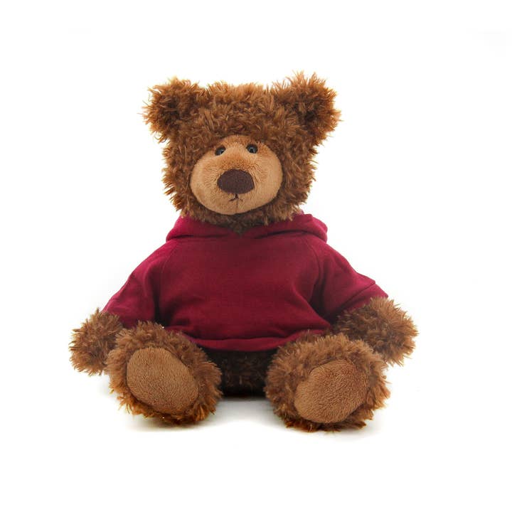 Plushland - Wholesale Stuffed/Plush Toy - Kids & Baby - Plush Teddy Bear Frankie 10" with customizable Hoodie