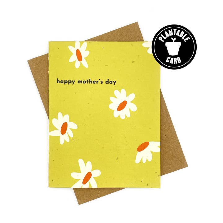 Muttertagskarte mit Gänseblümchen für den Großhandel von Cato & Company