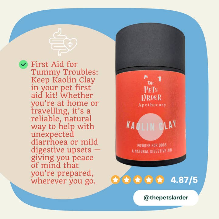 The Pets Larder – wholesale Pet supplement – Dog – Cornish Kaolin Clay For Dogs A Digestive Remedy3