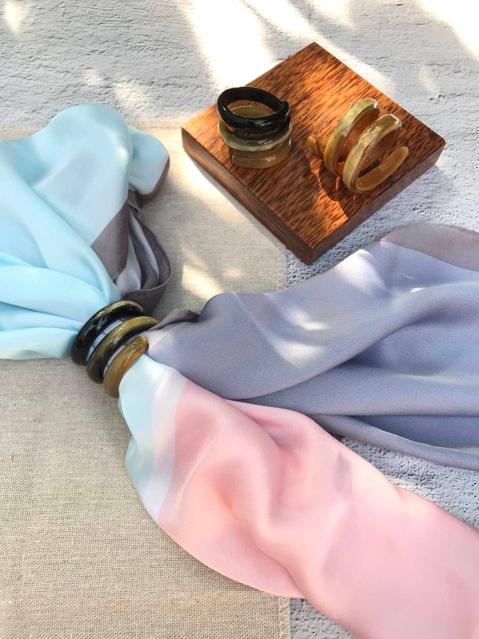 Hala Design - Vente Rond de serviette - Anneau de serviette en spirale4