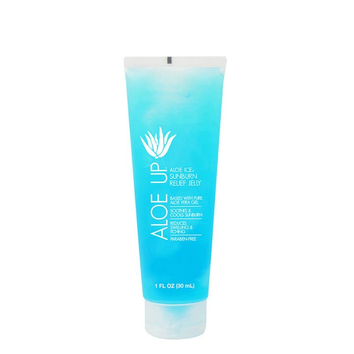 Aloe Up Sun & Skincare - Wholesale Aftersun/Sun Damage Repair Cream - White Collection Aloe Ice Jelly Sunburn Relief - 1oz
