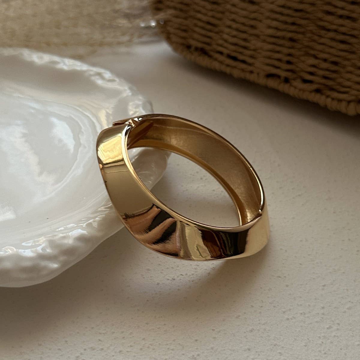 ACCITY - Wholesale Cuff Bracelet - NEW DESIGN HIGH-END SMOOTH RING BRACELET_CWMM30850