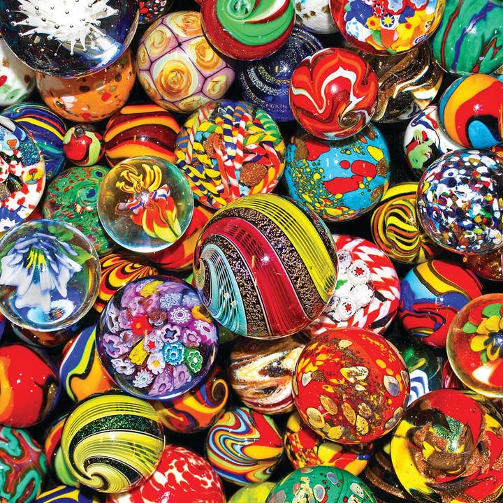 Puzzle 500 pièces Marble Madness pour la vente par Springbok Puzzle