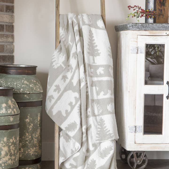 Carstens, Inc. - Wholesale Throw Blanket - Forest Parade Stretchy Throw7