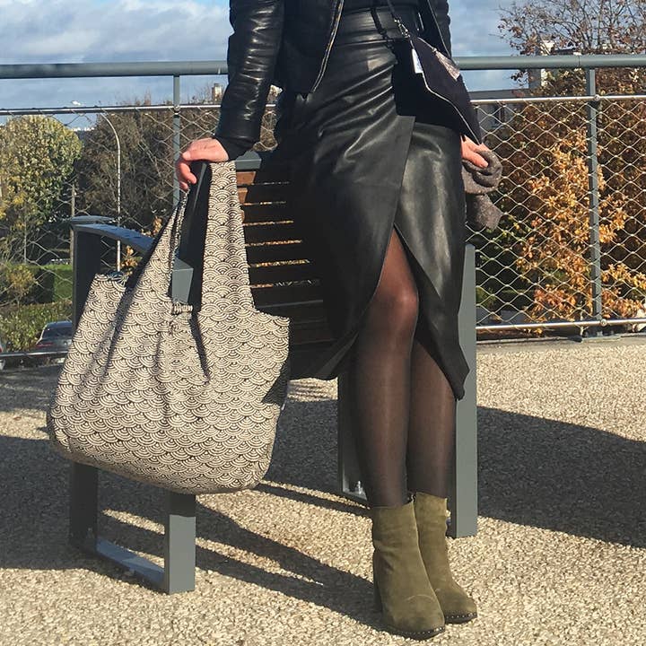 NAIADE Japanese reversible tote bag for wholesale by La Museuse