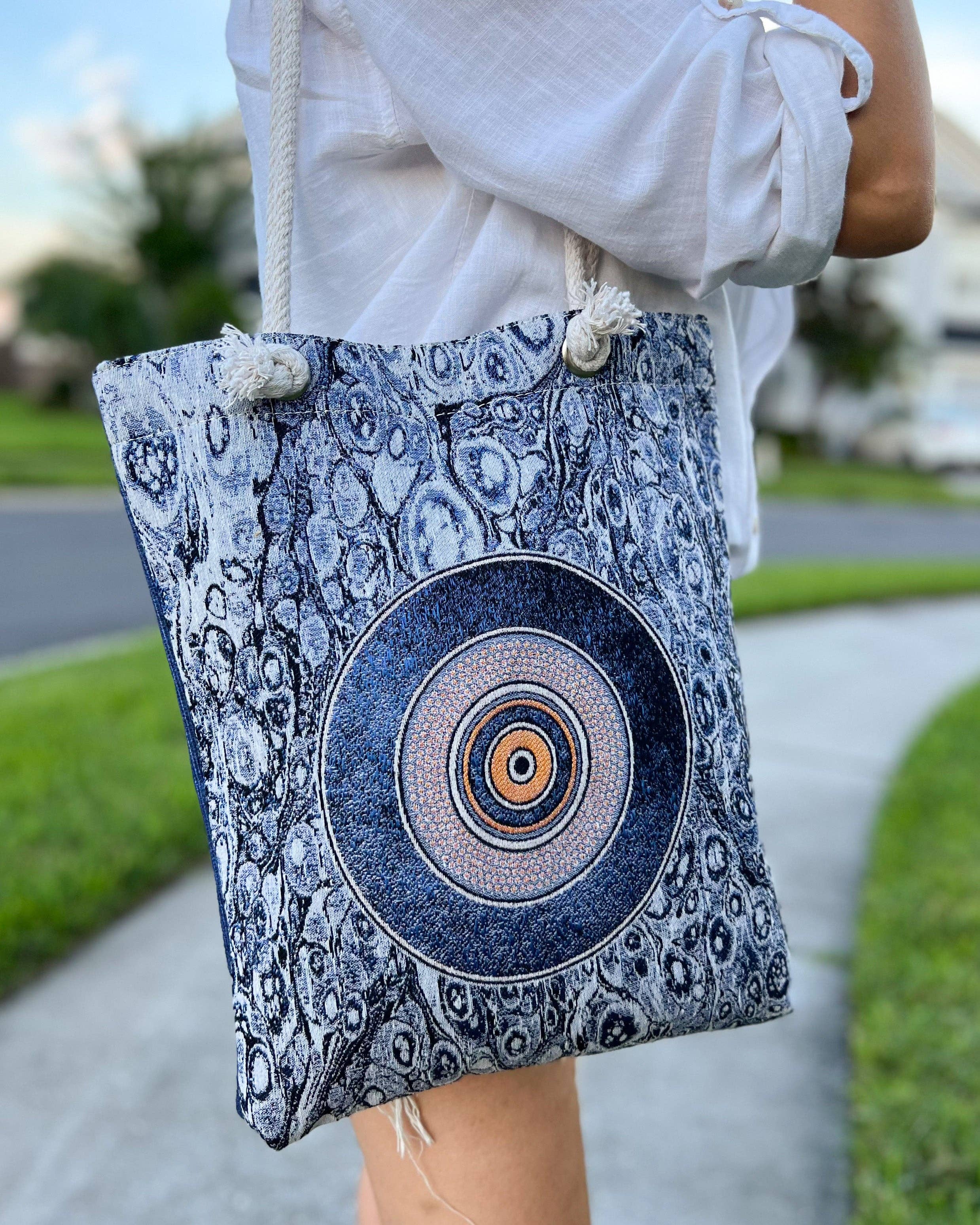 Umays Boho - Wholesale Draagtas - Dames - Evil Eye draagtas, schoudertas voor dames, strandtas3