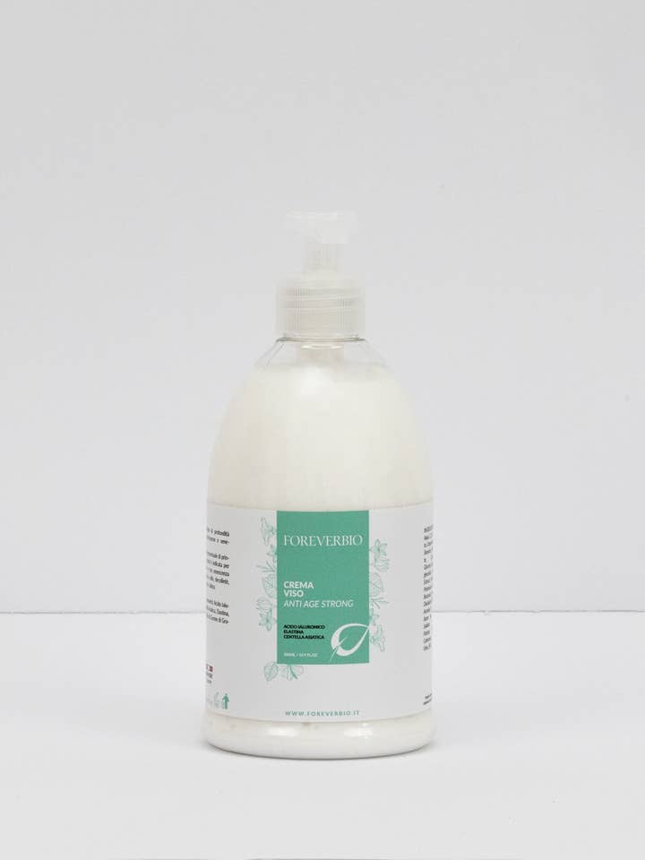 Strong Anti-Ageing Cream 500ml; Made in Italy for wholesale by Foreverbio