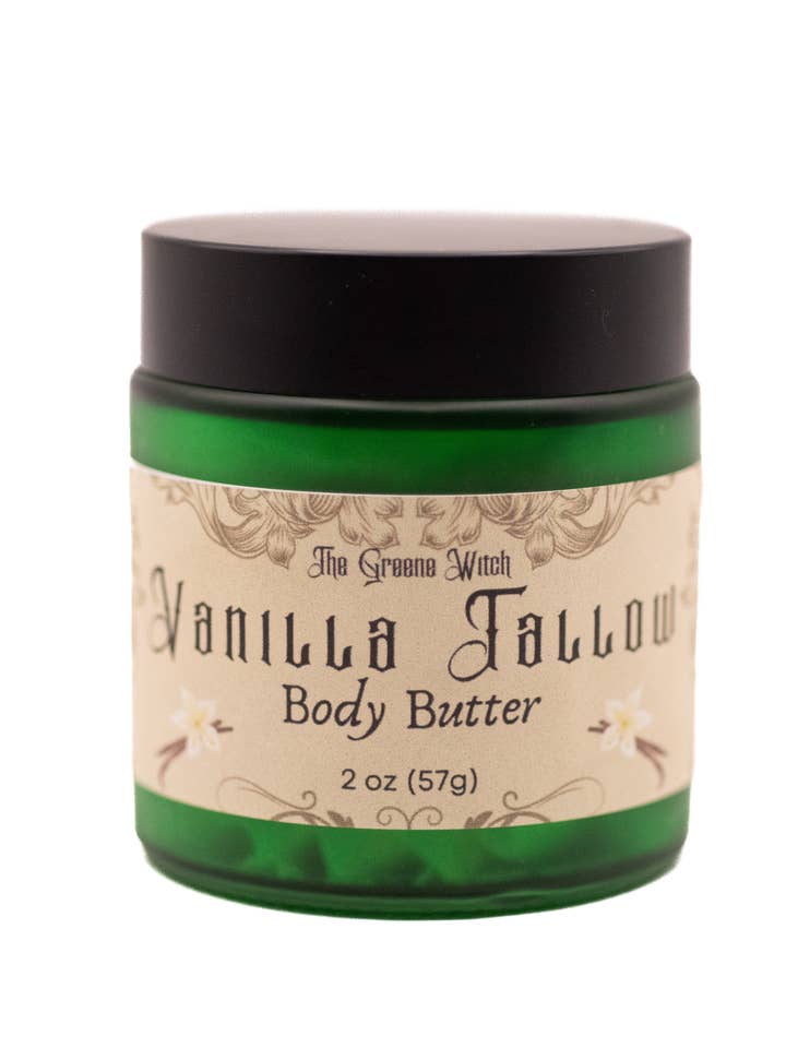 Beurre Corporel à la Vanille et Suif pour la vente par The Greene Witch