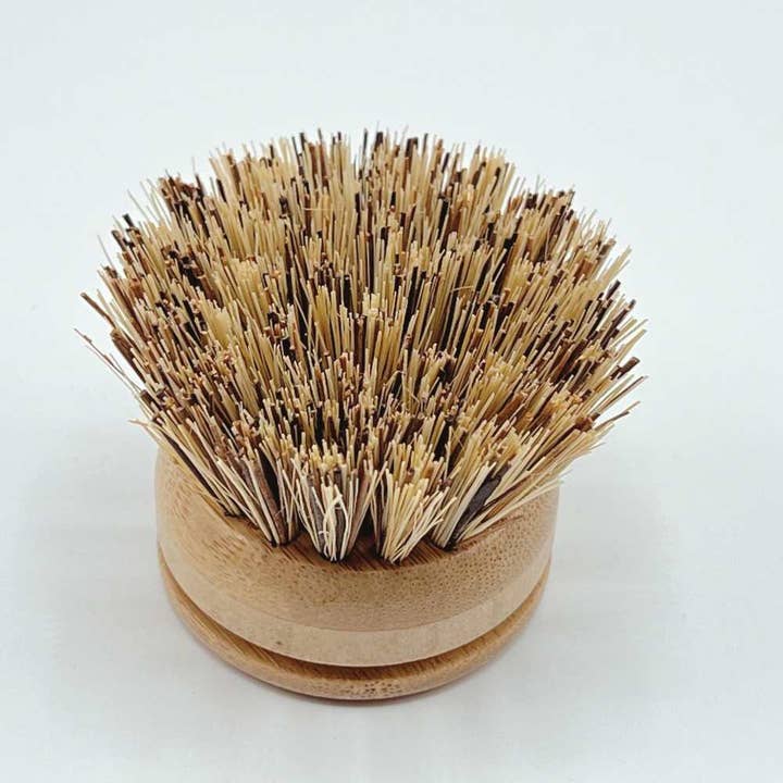 &Keep - Wholesale Cleaning Brush - Bamboo Replacement Dish Brush Head - Medium or Stiff 4