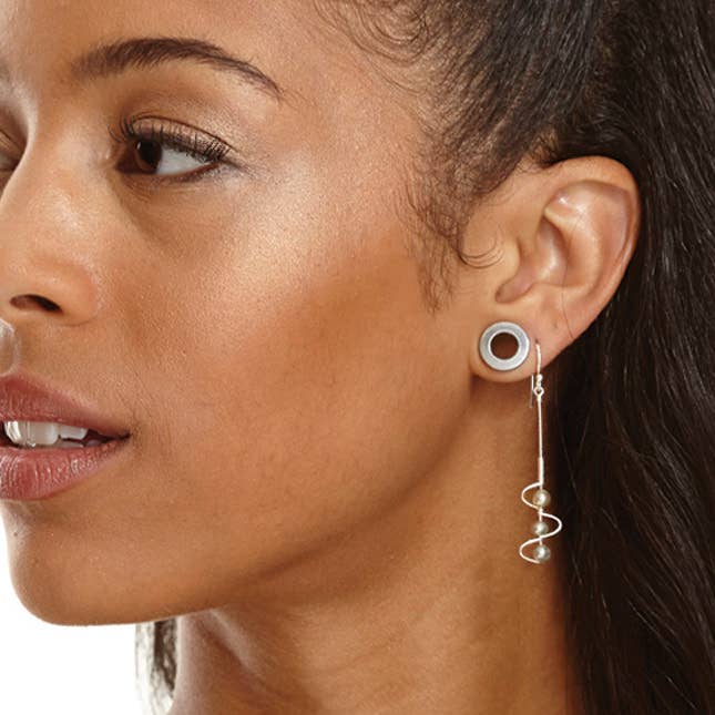 Spiraal vormige oorbellen voor wholesale door Parallel Jewelry