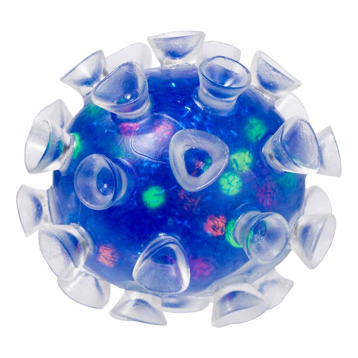 Toysmith - Wholesale Squishy Toy - Kids & Baby - Squishy Sucker Balls, Assorted Colors, Indivdually Packaged