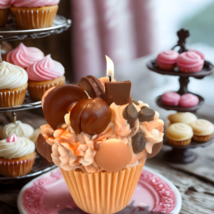 Nefer Designer Candles & Home Decor - Wholesale Novelty Candle - Cupcake Wish Candles |  A Whirl of Sweet & Dreamy Scents3