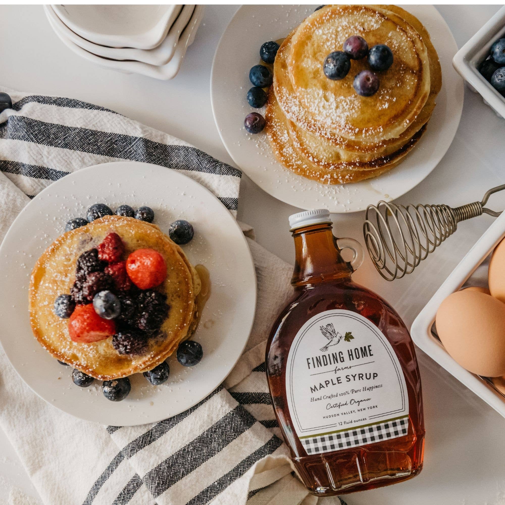 Finding Home Farms - Wholesale Maple Syrup - 100% Pure Organic Maple Syrup - 12 oz Decorative Glass14