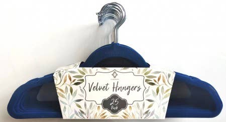 Concepts In Time – Cabides por atacado – Conjunto de 25 Cabides Aveludados para Adultos13