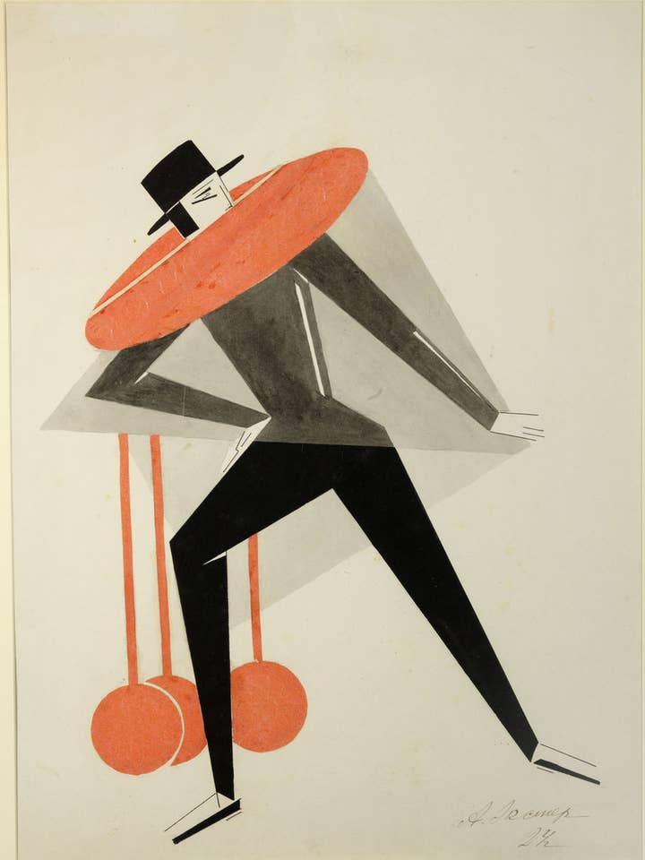 Esquisse d'Alexandra Exter - 1924 pour la vente par Flashback Shop