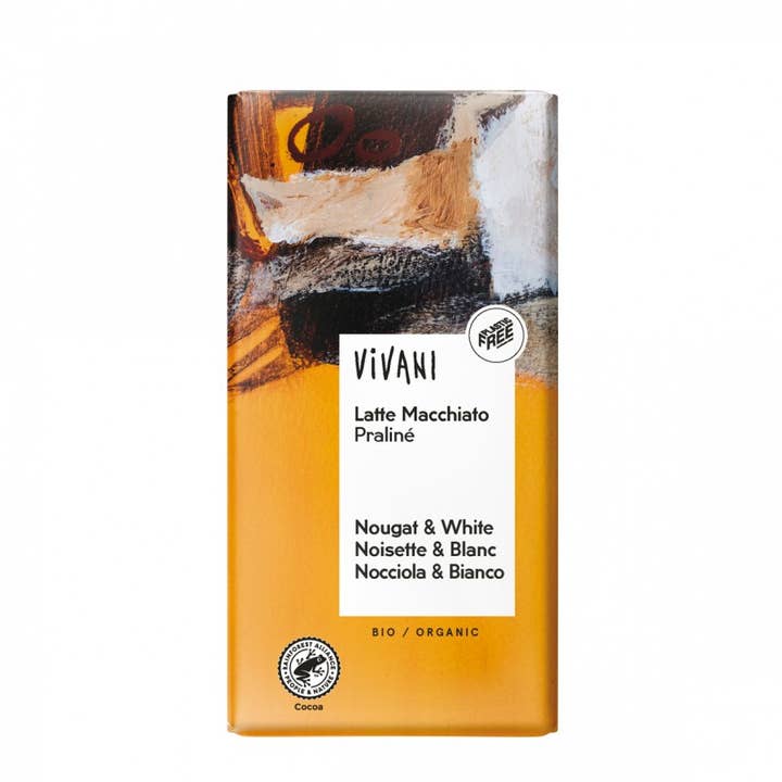 Original Market - Wholesale Chocolate Bar - Chocolate latte macchiato Praliné ECO Vivani 100g