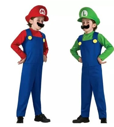 Wenchoice - Wholesale Costume - Kids - Super Mario--Luigi Costume1