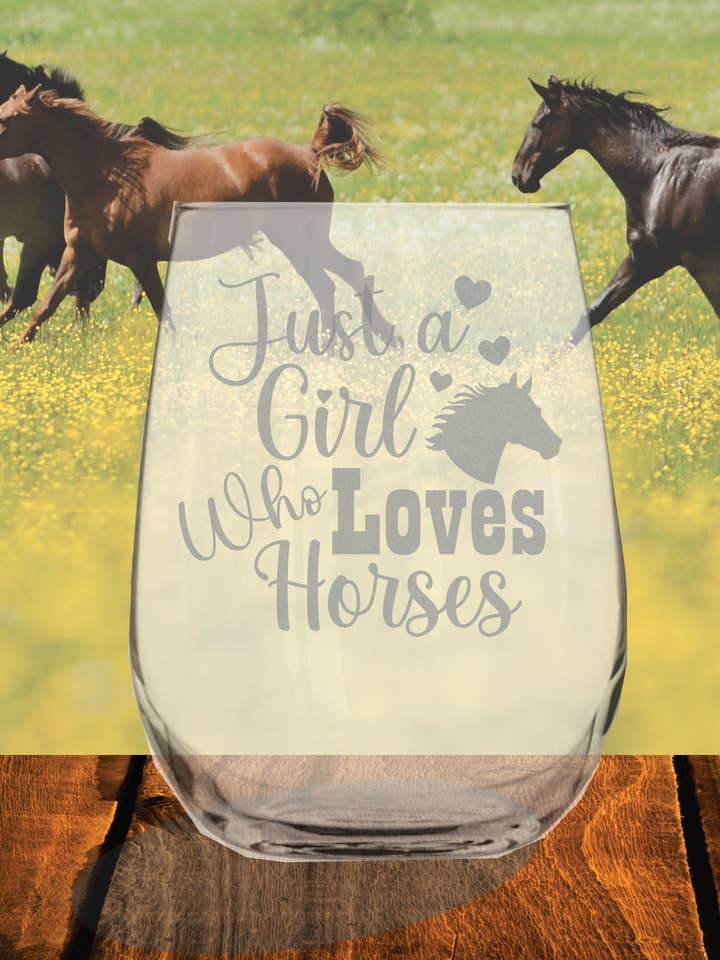 Solo una chica que ama los caballos para venta al por mayor de Etchpress Yourself