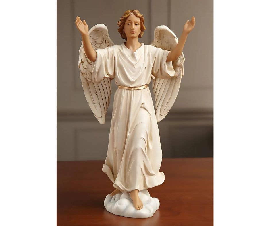 Three Kings Gifts - Wholesale Christmas decoration - Shepherds & Angel 10" Set1