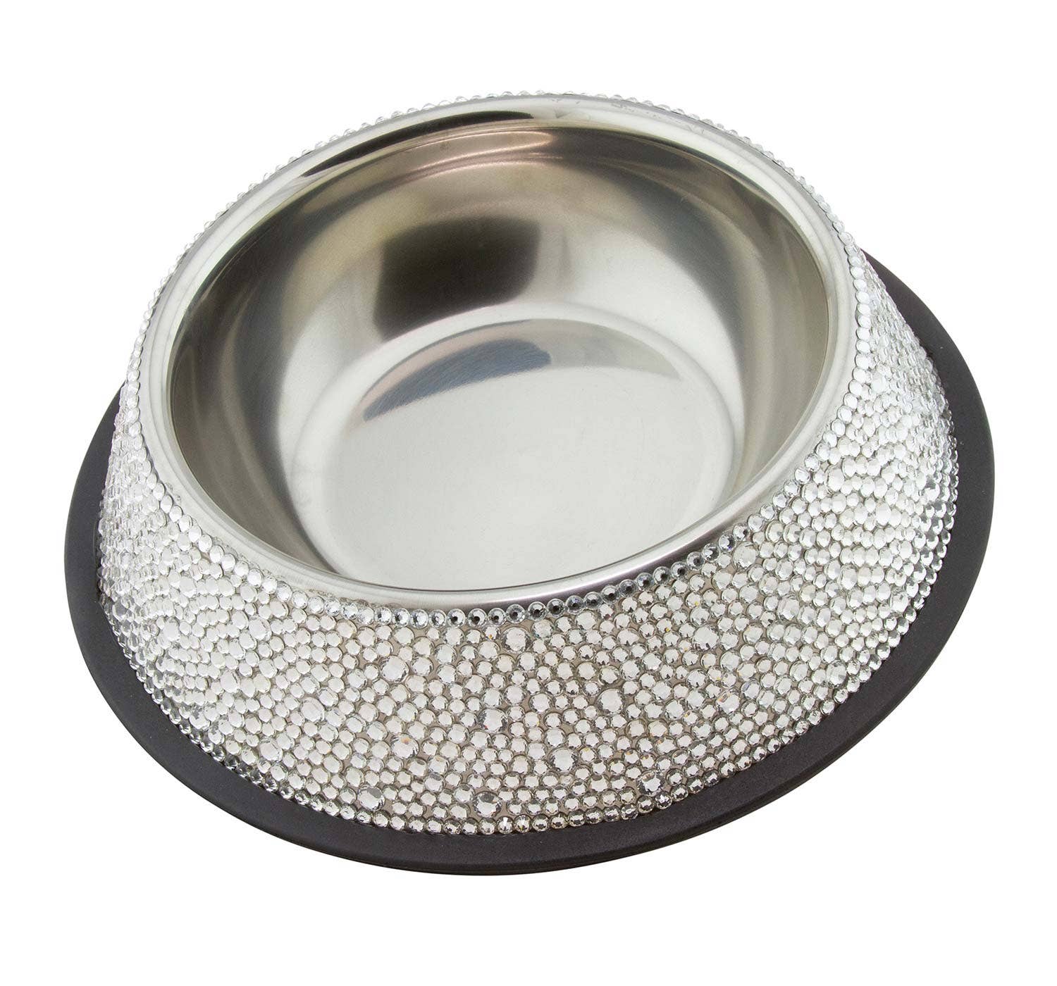 Sparkles Home – tigela - Gato e cão por atacado – Taça Rhinestone Strass Dog5