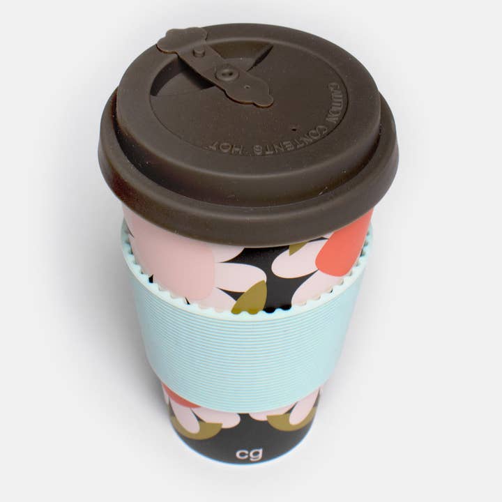 Caroline Gardner – Engroshandel Kop – Big Flower PLA kaffekop1