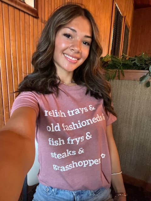 Relish Trays & Women's relaxed Tshirt for wholesale by Flags Over Wisconsin