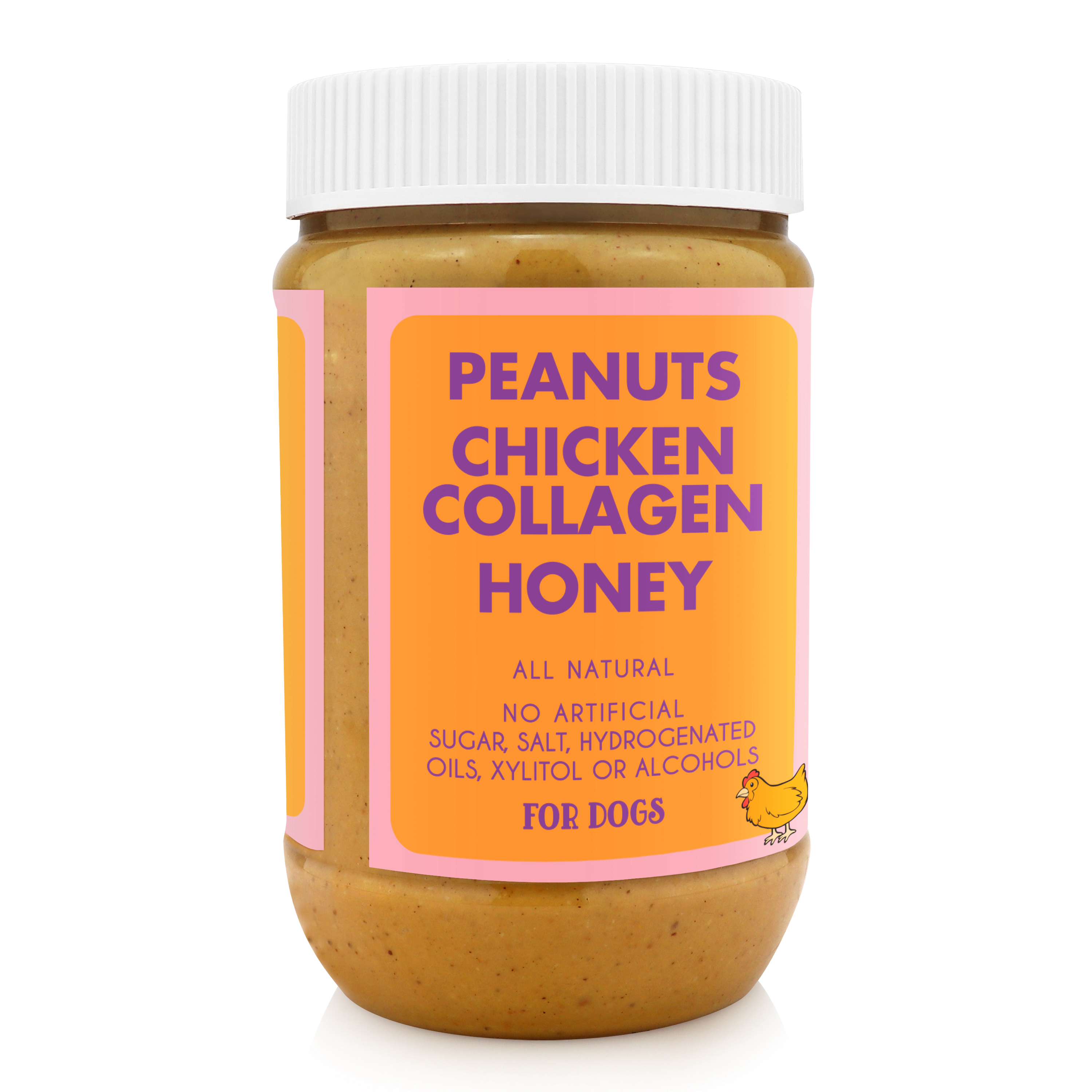 Bark Bistro - Wholesale Pet Treats - Dog - Dog Peanut Butter, Chicken Collagen Buddy Budder1