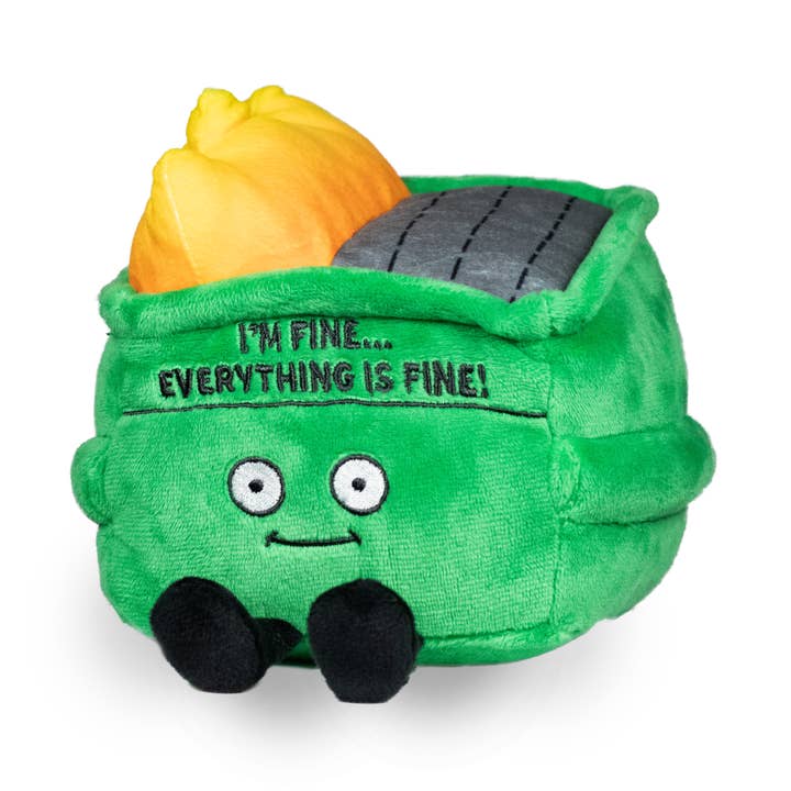 Punchkins - Wholesale Stuffed/Plush Toy - Kids & Baby - Dumpster Fire Plushie Meme - BESTSELLER
