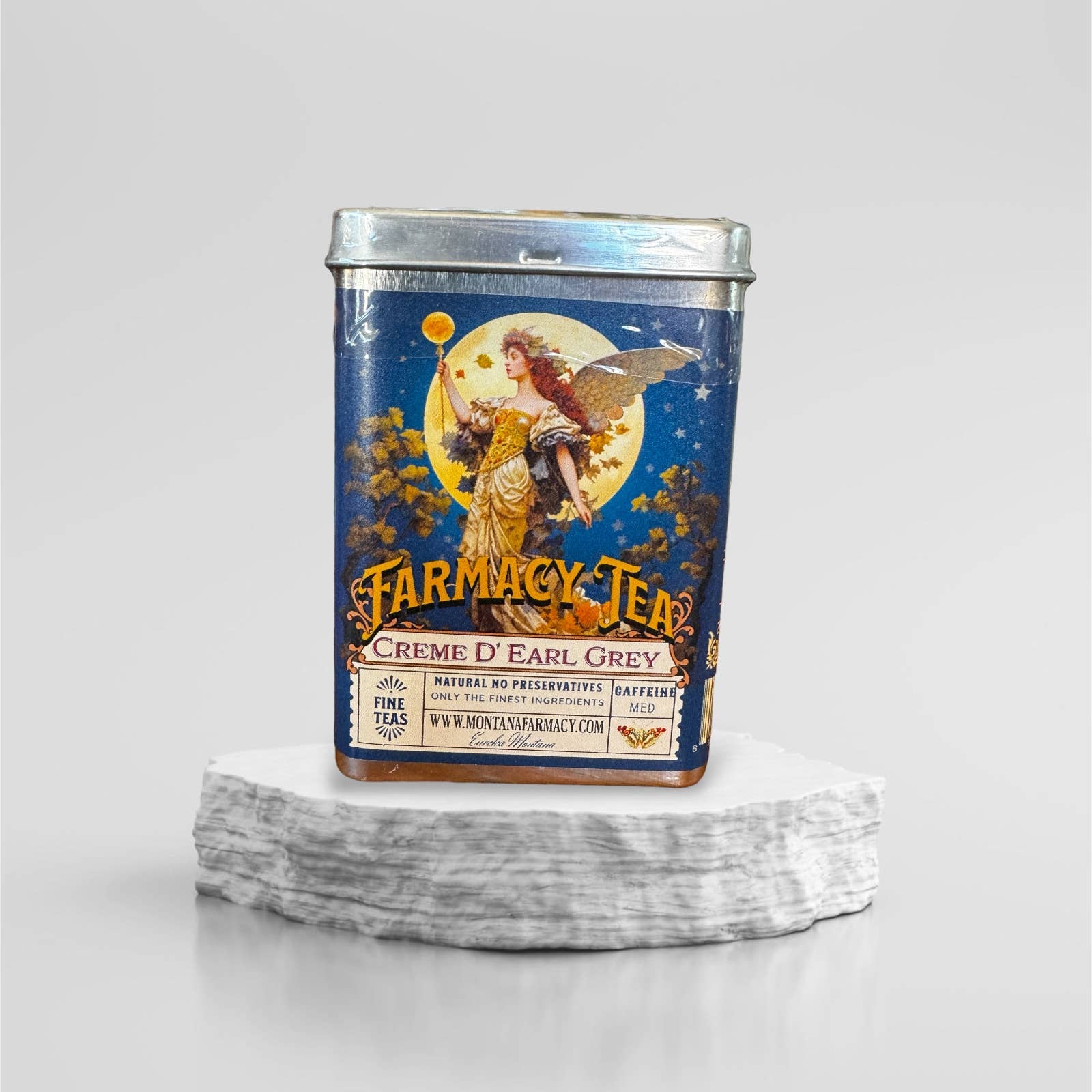 Montana Farmacy - Wholesale Tea Bags - Travel Tea TIN with Angel of Earl Grey Cream Tea bags 0