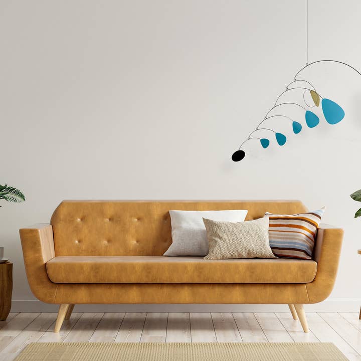 Kelly Design Mobiles - Venta al por mayor Móviles - Móvil | Móvil colgante | Móvil verde azulado y latón2