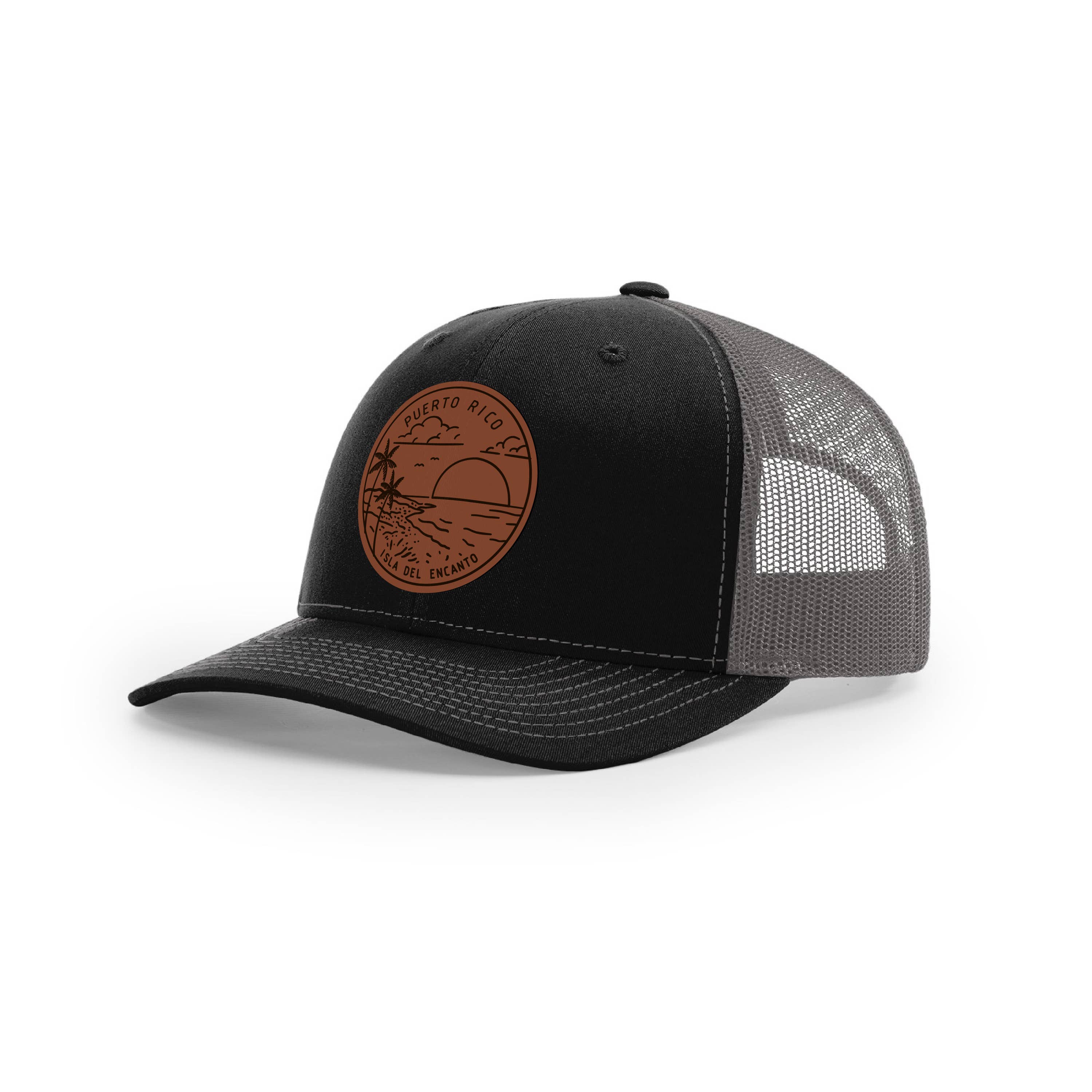 Albion Mercantile Co. - Wholesale Trucker Hat - Unisex - Puerto Rico Hat | Leather Patch Hat | Trucker Hat3