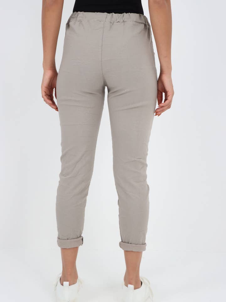 Miss Bold - Wholesale Pants - Women's - Italian Sequin Details Magic Trousers12