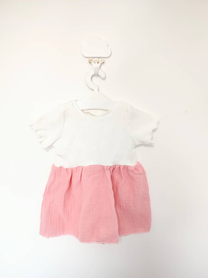 Summer Baby Girl Muslin Dress for wholesale by Petiteaude