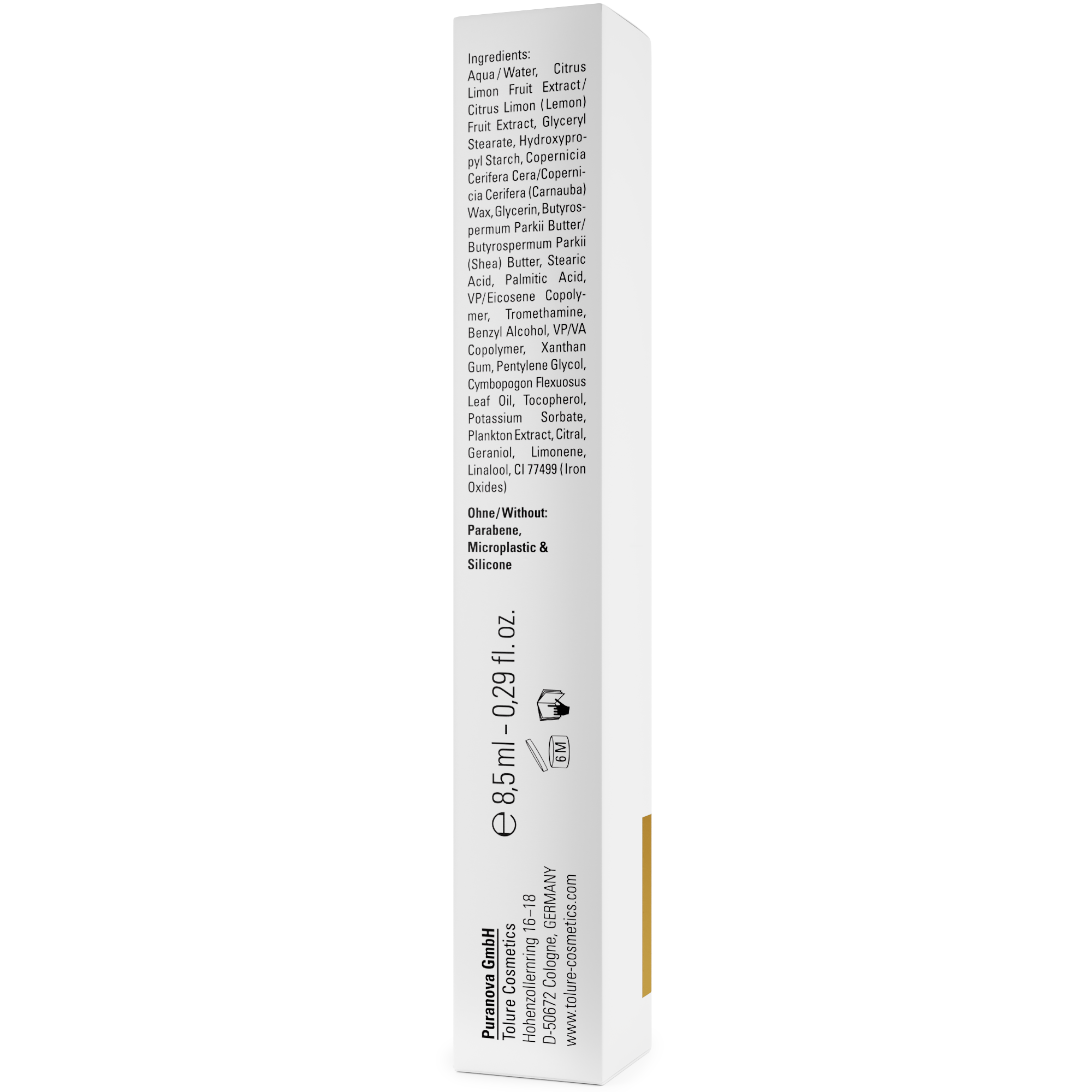 Tolure Cosmetics - Wholesale Mascara - Tolure Boost Mascara BLACKTONATURE display 20 stuks + 1 gratis6