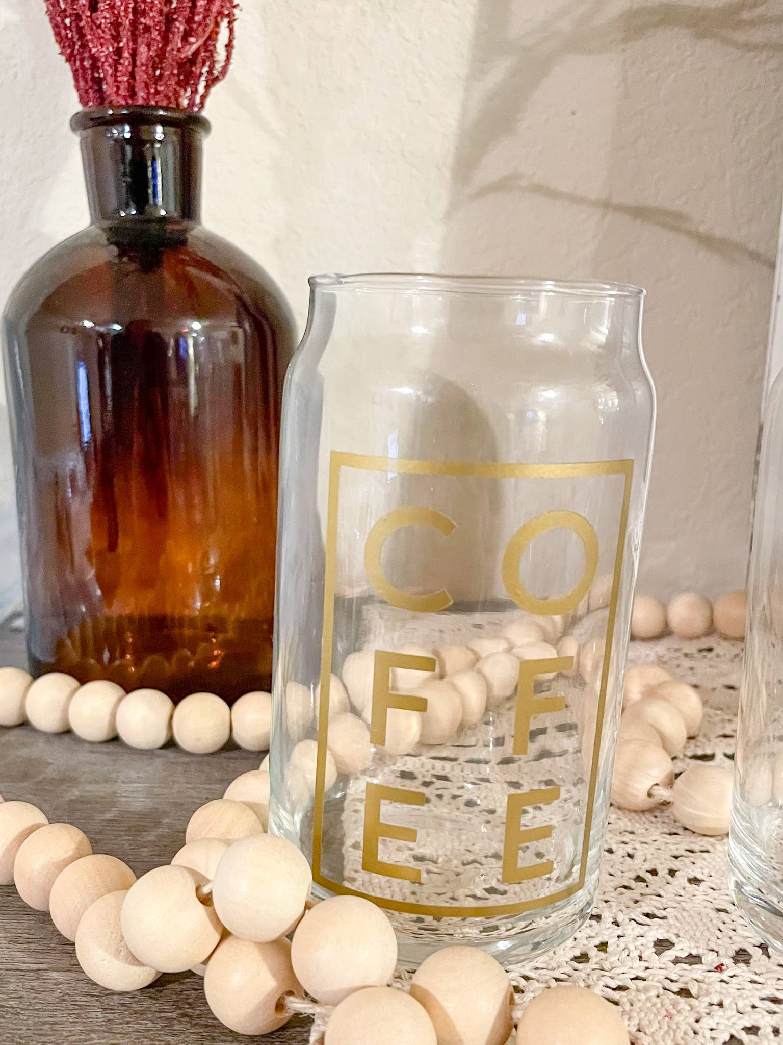 Wild Souls Co - Wholesale Drinking Glass/Cup - COFFEE Block Can Glass Mug3