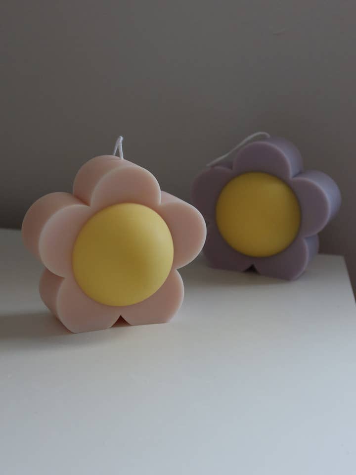 Candela enorme margherita, decorazioni primaverili, colori personalizzati, caramelle ai fiori per la vendita all'ingrosso da parte di Project Helios