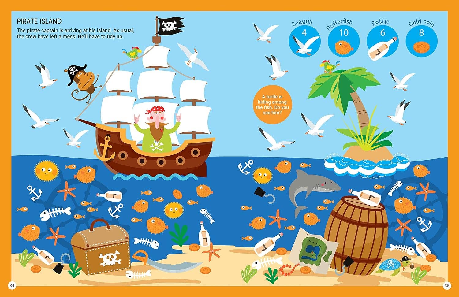 Fox Chapel Publishing - Wholesale Coloring & Activity Book - Kids & Baby - Over 1000 Awesome Animals &Objects Seek and Find Puzzle Book2