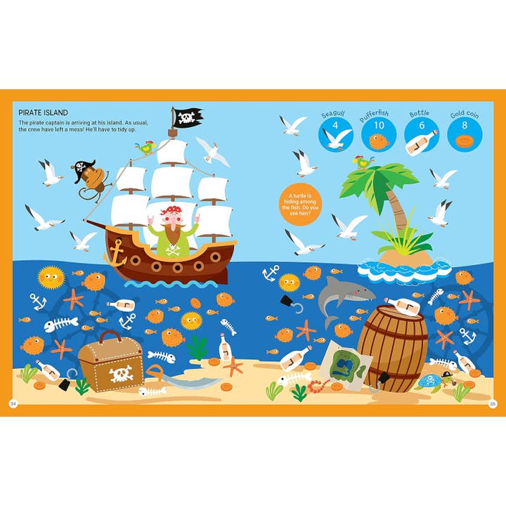 Fox Chapel Publishing - Wholesale Coloring & Activity Book - Kids & Baby - Over 1000 Awesome Animals &Objects Seek and Find Puzzle Book2