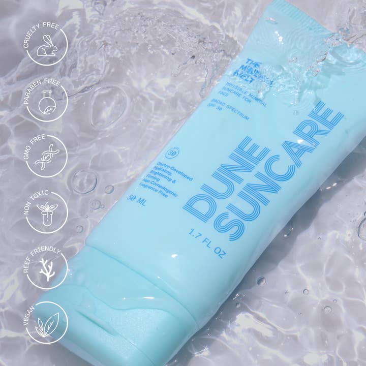 DUNE Suncare - Wholesale Sunscreen - The Mineral Melt - Clear Mineral Sunscreen for Face (SPF 30)1