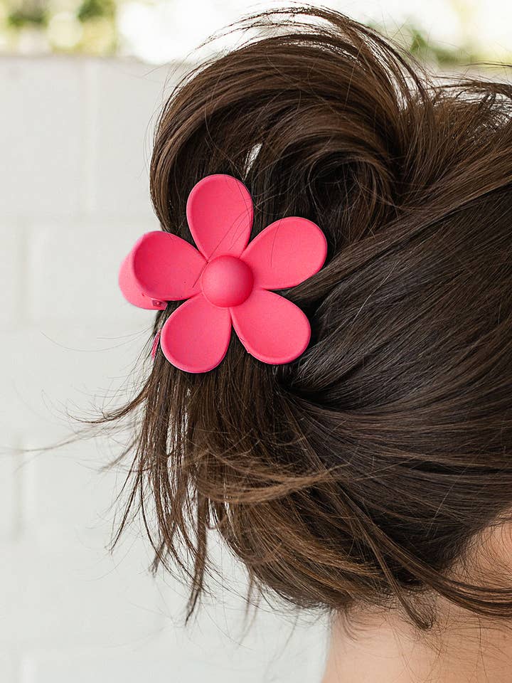LDC Flower Hair Claw Clip for wholesale by Little Daisy Closet
