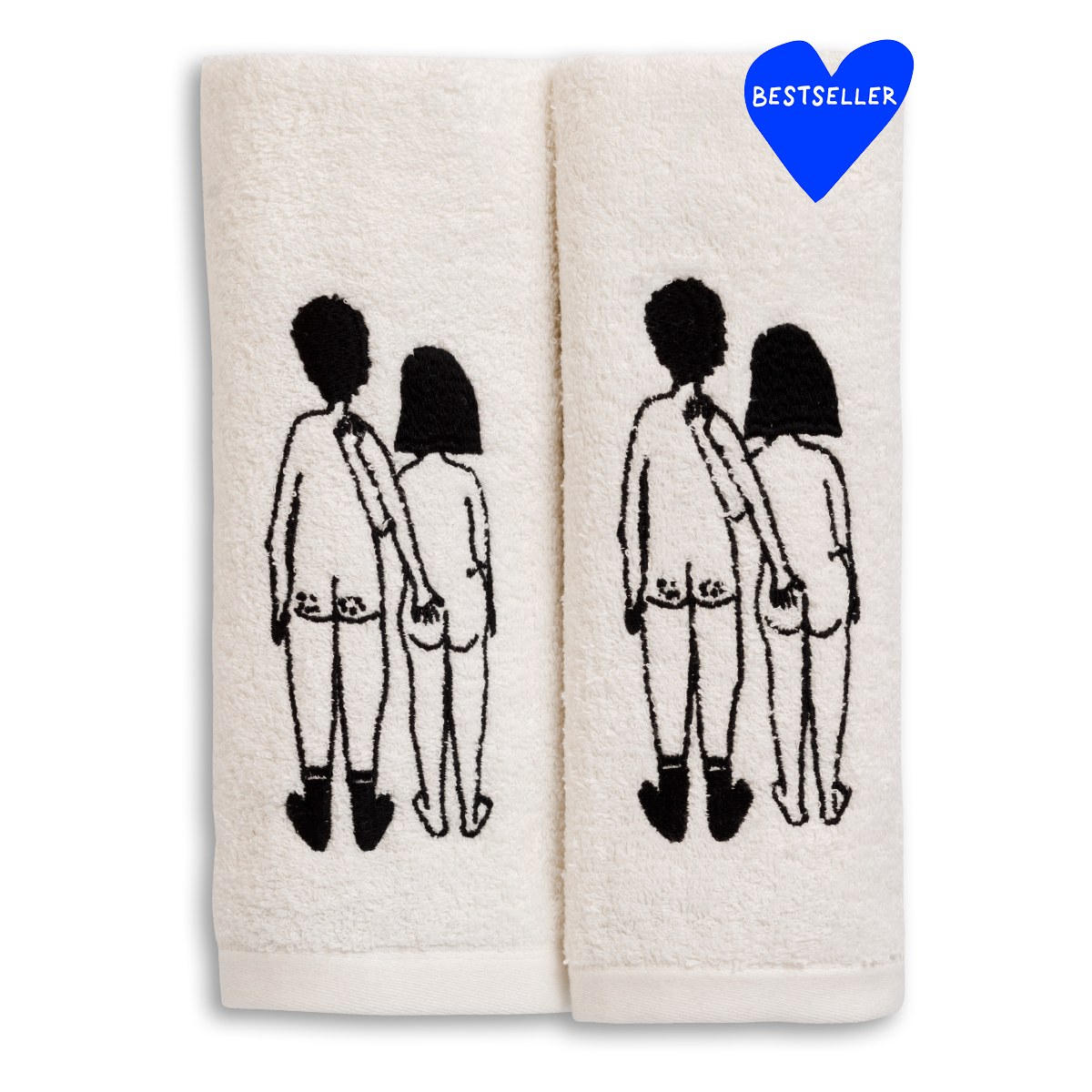 helen b - Venta al por mayor Toalla de manos - toalla de invitados pareja desnuda de espaldas0